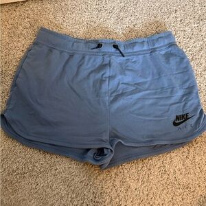 Nike Women's Blue Cotton Shorts